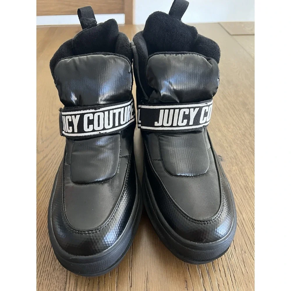Juicy Couture Veronica Black Winter Platform Puffer Boots Sz  7